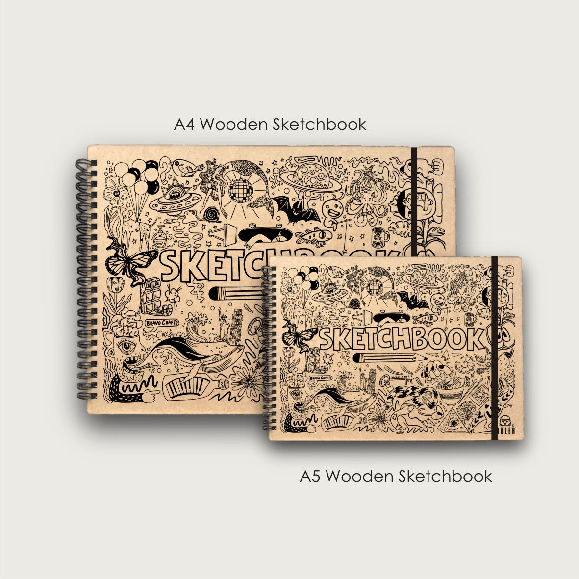 Wooden Sketchbooks